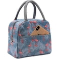 thumbnail image 1 of Bolsa de almuerzo aislada para mujeres y hombres, lonchera reutilizable para el almuerzo, azul, 1 of 5