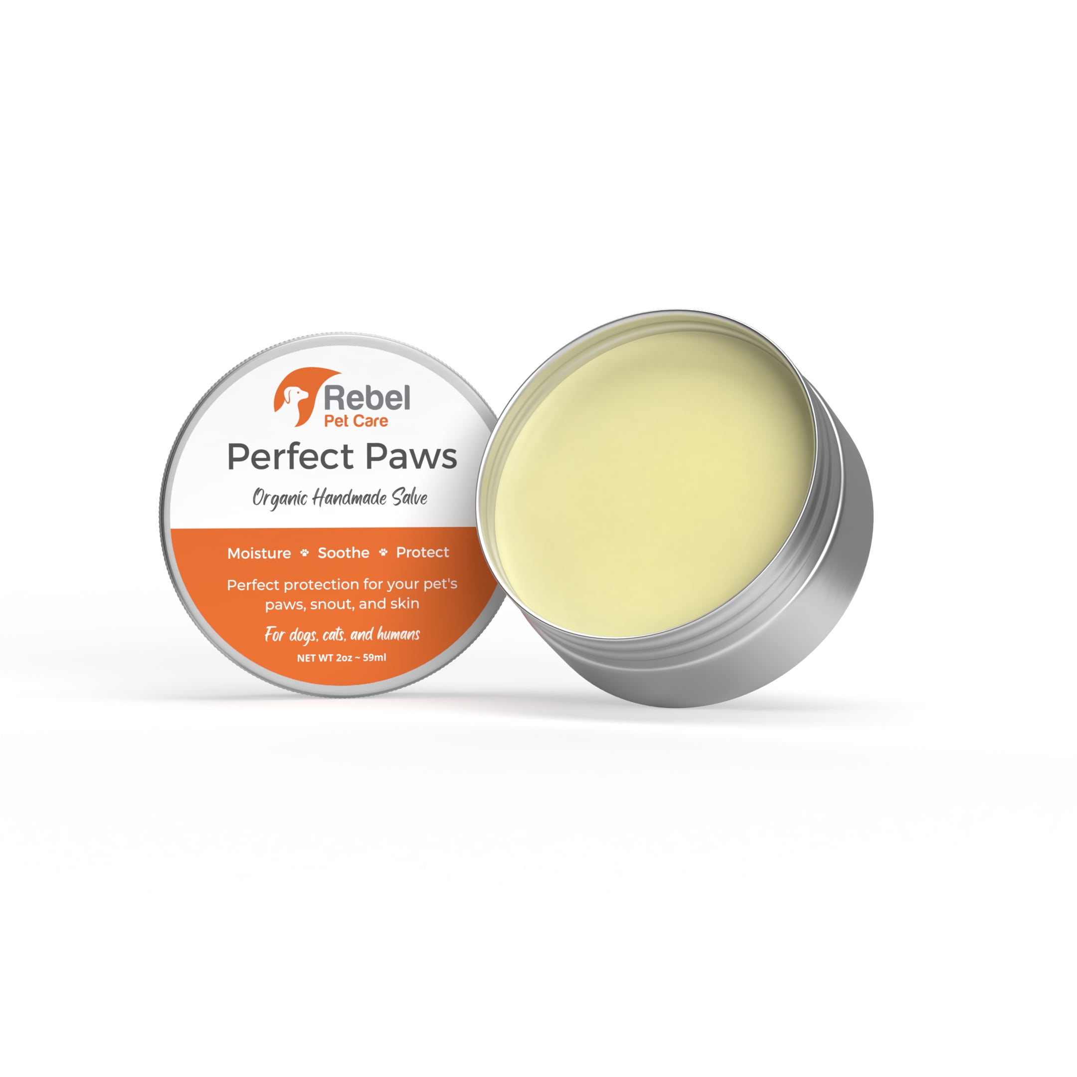 Rebel Pet Care Perfect Paws Organic Handmade Balm 2.2 oz Salve for