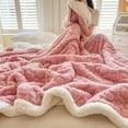 thumbnail image 1 of EIGTHTAIL Flannel Weighted Blanket  Sherpa Weighted Blankets with Soft Plush Fleece for Calming and Sleep, 1 of 4