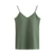 thumbnail image 1 of Minnieouse Chaleco Camiseta sin mangas Correa ajustable Camisones amigables con la piel Flaco Sexy Push-Up Ropa Tops Buena elasticidad Blanco S Prendas para la parte del cuerpo Verde NO7 Minnieouse AP011309-09B, 1 of 6
