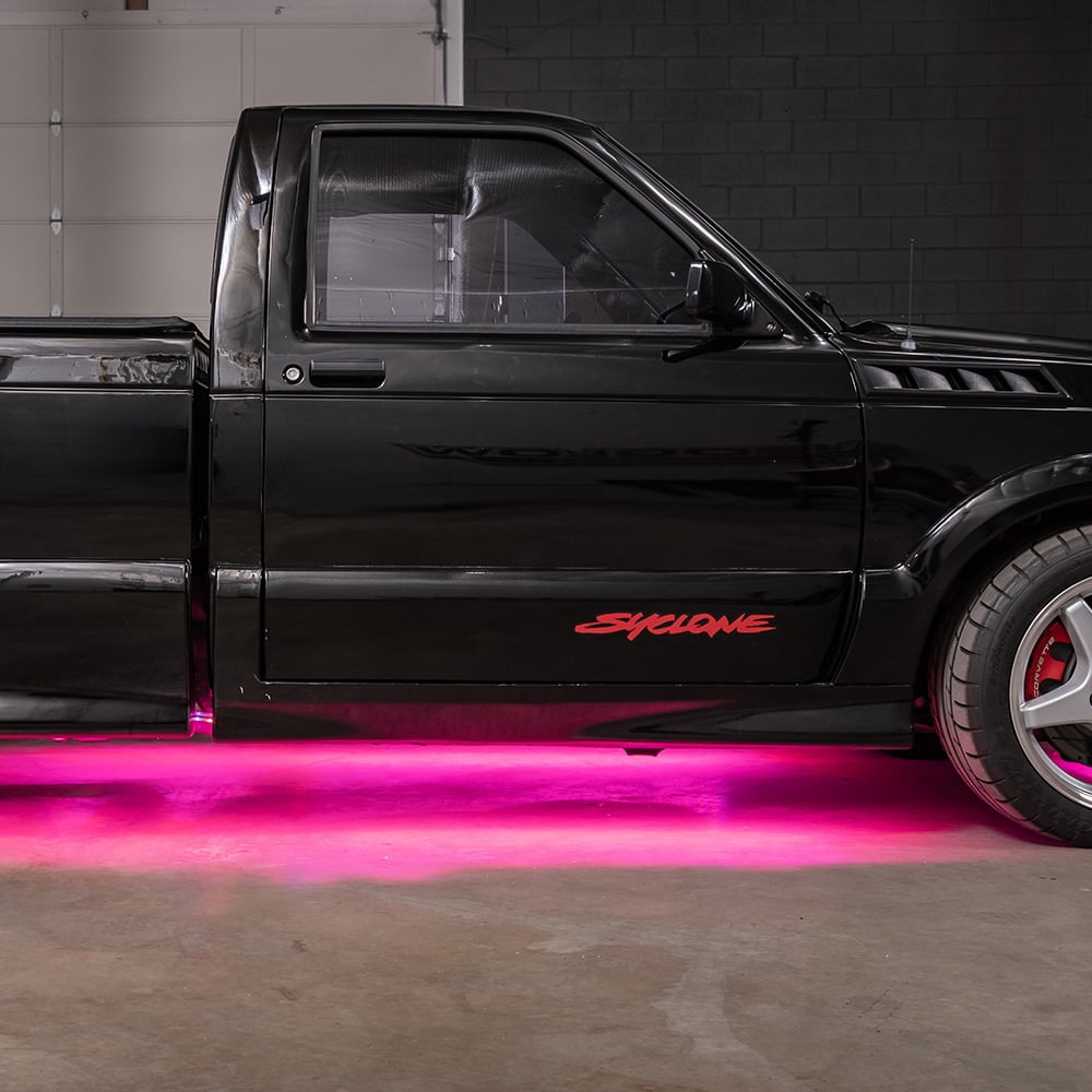 LEDGlow 6pc Pink SMD Flexible Slimline Truck Underbody Underglow Lighting Kit