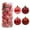 *SNew--Red, variant on 24-Pack Christmas Ball Ornaments with Strings,Medium Size Baubles, Shatterproof Plastic Christmas Bulbs, Hanging Decorations for Xmas Tree, Holiday, Wedding, Party