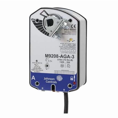 Johnson Controls Electric Actuator 70 in.-lb.-40 to 140 M9208-GGA-3