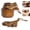 Cups+Spoons, variant on Wooden Measuring Cups and Spoons Set, 8 Pcs Heavy Duty Handcrafted Baking Utensils, Laser Engraved Dry Cups with Leather Tie, Wooden Measuring Cups And Spoons Set (Cups+Spoons)