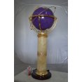 thumbnail image 6 of Illuminated Purple World Globe Rotated by motor -  Size: 19"L x 19"W x 42"H., 6 of 11