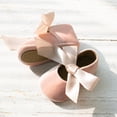 thumbnail image 3 of Meckior Baby Girls Dress Shoes Infant Mary Jane Bowknot Soft Sole Shoes for Newborn First Walker, 3 of 6