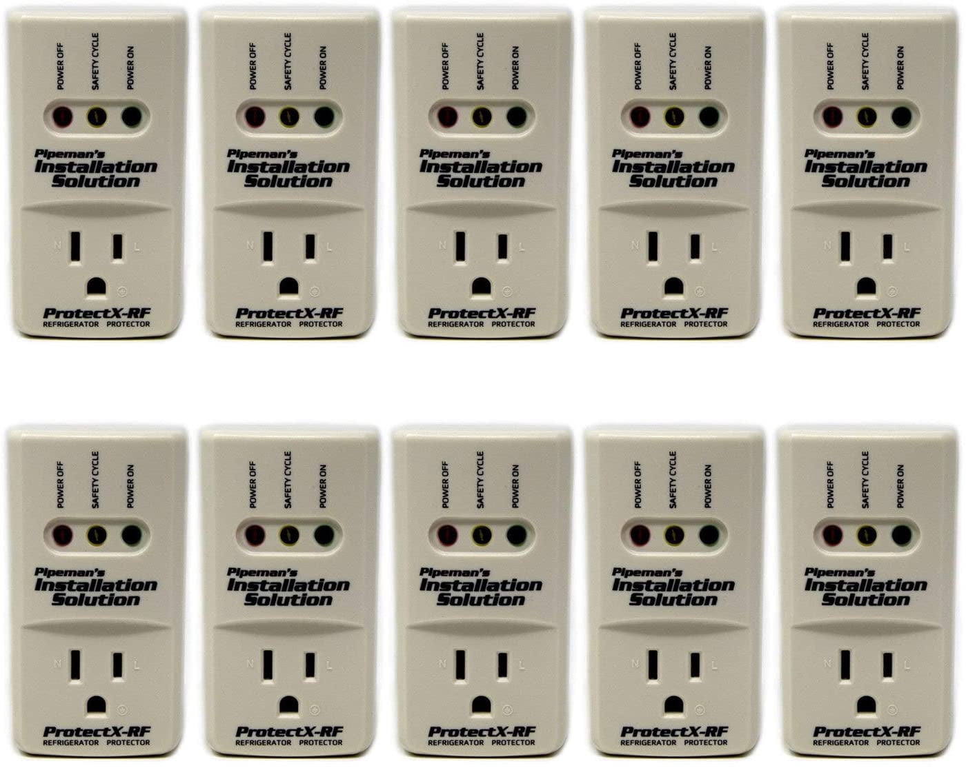 10 Pack Pipeman's Installation Solution Surge Voltage Protector 1800 Watts