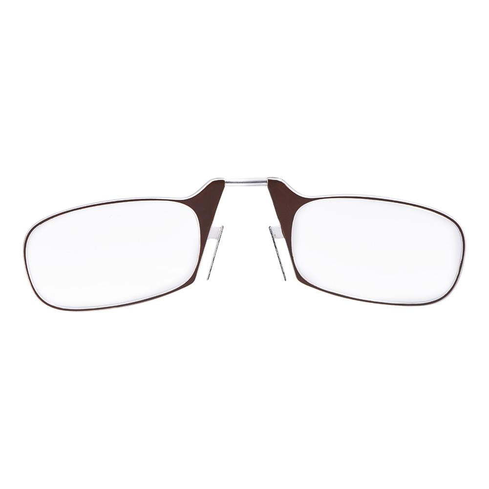 LYUMO Portable Clip Nose Reading Glasses Presbyopic Glasses Folding Key