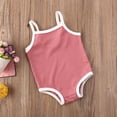 thumbnail image 5 of Bagilaanoe Newborn Baby Girl One-Piece Swimsuit Sleeveless Backless Bikini 6M 12M 18M 24M Infant Sling Bathing Suit, 5 of 7