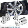 thumbnail image 2 of MasteelfCA 4pcs Universal Wheel Lock Lug Nuts Anti Theft Locking Nuts with 1pc Sleeve, 2 of 8