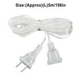 thumbnail image 6 of Ana Extension Cord Clear Line Cable for Christmas Wedding LED String Decoration, 6 of 9