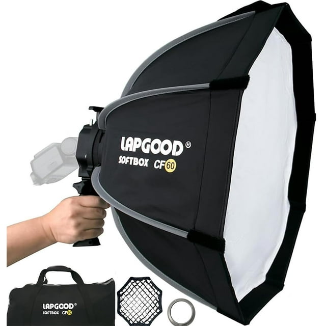 Soporte Softbox Lapgood Bowens de 60 cm con soporte tipo S