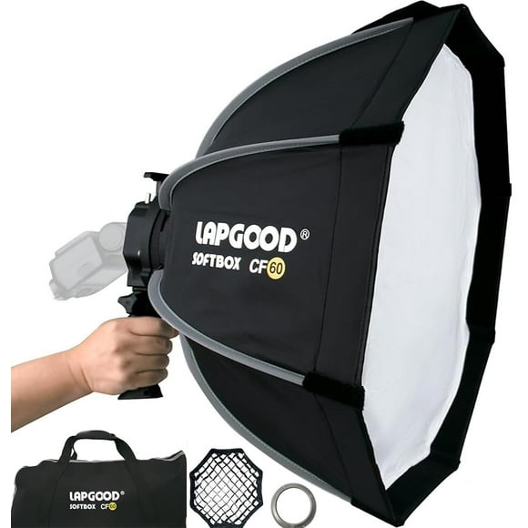 Soporte Softbox Lapgood Bowens de 60 cm con soporte tipo S