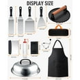 thumbnail image 2 of Griddle Accessories Kit, Exclusive Griddle Tools Spatulas Set for Blackstone and Camp Chef-15PCS Flat Top Grill Accessories-Stainless Steel Grill Spatula Kit for Outdoor BBQ, 2 of 6