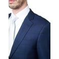 thumbnail image 5 of Adam Baker Designed, Men's Slim Fit 2 Button 2 Piece Suit - Navy Plaid - 42 Regular, 5 of 5