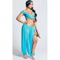 thumbnail image 2 of Women's jasmine princess costume with Aladdin-inspired outfit with headband, top & skirt Theme, 2 of 2