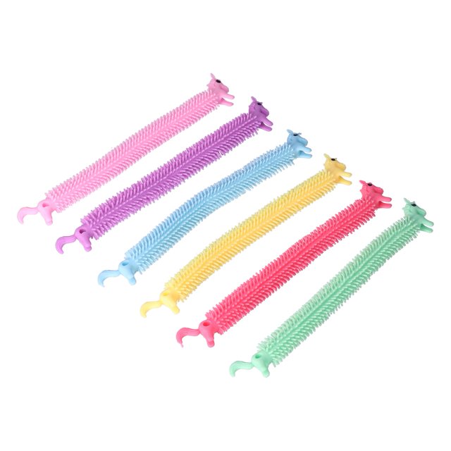 Juguete de cuerda elástica resistente al desgaste portátil alivio del estrés calma relajación cuerda sensorial colorida suave y flexible para fiesta de cumpleaños para ANGGREK Otros