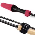 thumbnail image 4 of 2 uds., cubiertas para caña de pescar, Protector de guante de poste + cinturón de banda para envolver corbatas (rojo) Tmvgtek pescar, 4 of 8
