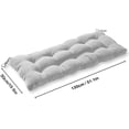 thumbnail image 3 of Nvzi Loveseat Cushion Outdoor Bench Cushion 51 x 20 Inch Non-Slip Chair Cushion Thicken Rocking Chairs Pad for Travel Holiday Garden Indoor Outdoor (Grey), 3 of 5
