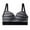 Black, variant on Girls Summer Outfits Girls T-Shirt Bra for High School Students Teenage Striped Gathering Breathable Bra Wireless Soft Support Bralettes Black S