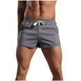 thumbnail image 6 of Running Shorts Qiggri Men Casual Fashion Solid Shorts With Pocket Elastic Waist Short Pants Mens Gym Shorts, 6 of 6