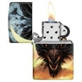 thumbnail image 6 of Zippo Dragon Design Glow in the Dark Green Matte Pocket Lighter, 6 of 9