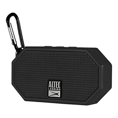 Altec Lansing IMW257-BLK Mini H20 Bluetooth Speaker, Black