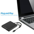 thumbnail image 2 of Usb External Floppy Disk Drive Portable 3.5 Inch Floppy Disk Drive Usb Interface Plug And Play Low Noise For Pc Laptop Black, 2 of 7