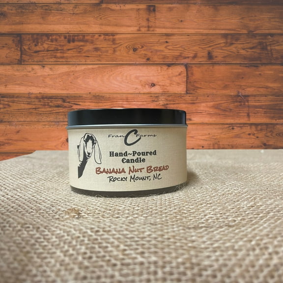 Banana Nut Bread Candle Tin