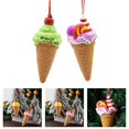 thumbnail image 2 of Unique Holiday Ice Milk Decoration Rosin Decoration Creative Gift Concept For Telecommute Purple, 2 of 4