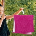 thumbnail image 5 of Hot Pink Flower Patterns Hand Towel Absorbent Bath Towels for Bathroom Sports Gym 28" x 14" Set of 2, 5 of 8