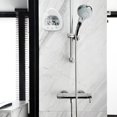 thumbnail image 3 of Reloj digital resistente al agua para baño, ducha, temporizador LCD, temperatura ℃/℉, humedad, temporizador de cocina con soporte con orificio para ventosa, 3 of 5