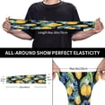 thumbnail image 2 of Sun Protection Arm Sleeves for Men Women, yellow lemons Blue Sicilian style Sleeves to Cover Arms with Thumb Hole Cooling Sleeve, 2 of 6