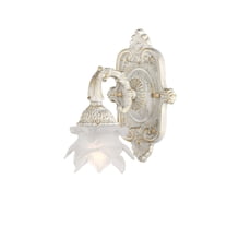 5221-AW Crystorama Lighting Paris Market - One Light Wall Sconce in Classic Style - 6.5 Inches Wide by 10 Inches High-Antique White Finish