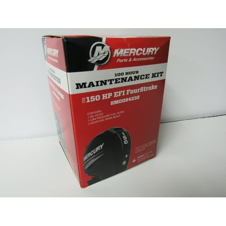 Mercury Outboard Shop Manual - OEM Mercury 100 Hour Maintenance Kit for 150HP EFI FourStroke Outboard 8M0094232