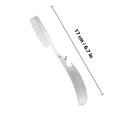 thumbnail image 2 of BESTYASH Silver Stainless Steel Beard Comb Durable Lightweight Folding Comb for Travel, 2 of 8