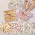 thumbnail image 2 of UDIYO 1 Box Nail Sequins Ultra-Thin Shiny Visual Effect Vivid Colors Easy to Apply Nail Art Shell Fragments DIY Making Crafts Nail Supplies, 2 of 7
