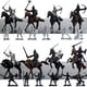 thumbnail image 1 of Soldado Estático Caballero Caballos Juguetes Modelo Niños Juguete Robusto Medieval Antiguo Soldado Modelo Juguete Yuarrent HA035628-00, 1 of 6