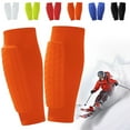 thumbnail image 6 of WKSCLPAI Calf Compression Sleeves for Men Women Winter Thermal Leg Warmers Anti-Slip Leg Sleeves for Sports 5-Size for Adults & Teens Ski/Soccer/Running/Cycling, Orange,XS, 6 of 8
