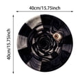 thumbnail image 3 of Halloween Pumpkin 3D Spiral Optical Illusion Round Rug Non Checkerboard Vortex Doormat Front Door Porch Decor, 3 of 7