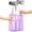 Purple, variant on 1pc Portable Mesh Shower Caddy, Gym Travel Camp Dorm Room Essentials for College Student Boy Girl, Bathroom Shower Bag - Black