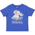 thumbnail image 3 of Inktastic My Nana Loves me to the Moon and Back Elephant Family Boys or Girls Baby T-Shirt, 3 of 5