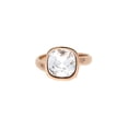 thumbnail image 1 of Anillo para Mujer con Cristal Fino Swarovski en forma de Cuadrado–  Bañado en Oro Rosa 14k– Anillo Elegante y Brillante-Aretes de Mujer de Moda, Joyería para Mujer de Moda– Regalo especial Ortiz Espinosa Temporada, 1 of 2