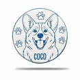 thumbnail image 4 of ViciArt Personalized Dog Portrait Ornament, Custom Ceramic Pet Memorial, Christmas Decoration, 4 of 5