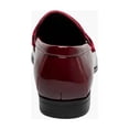 thumbnail image 7 of Stacy Adams Spratley Moc Toe Saddle Slip On Dress Shoes Burgundy 25686-601, 7 of 7