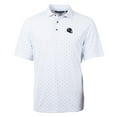 thumbnail image 2 of Men's Cutter & Buck White Tennessee Titans Big & Tall Virtue Eco Pique Tile Print Recycled Polo, 2 of 3
