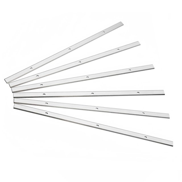 Hoja cepilladora de carpintería de 320x12x1,5mm, cuchillo cepillador eléctrico Reversible HSS for TP305 TP400LS 22-565 22-560, bordes dobles, 6 uds.