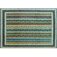 thumbnail image 1 of Ahgly Company Indoor Rectangle Abstract Light Blue Contemporary Area Rugs, 2' x 4', 1 of 4