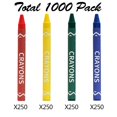thumbnail image 3 of Crayones Madisi, paquete a granel de 1000 unidades, 4 colores, 250 paquetes, 3 of 6