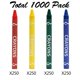 thumbnail image 3 of Crayones Madisi, paquete a granel de 1000 unidades, 4 colores, 250 paquetes, 3 of 6